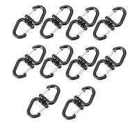 KASFDBMO 360 Rotating Hook Backpacks Carabiner Clip Portable S Chain Hooks Outdoor Swivels Camping Double Hook Outdoor Swivels