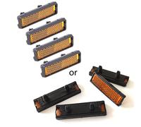 KASFDBMO 4 Pcs/Set Bicycle Pedal Reflector Night Cycling Reflective Bike Accessory Die Cuts for Scrapbooking Boy