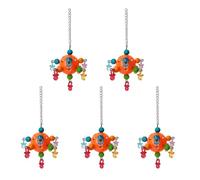 KASFDBMO 5pack Parrots Lovely Birds Swing Reliability Chewable Bridge Birds Parakeets Toy for Mental