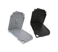 KASFDBMO 7 Inch Open Roll Tape Storage Case Paper and Carry Handle for Attractive Reels Black Gray Seven Foot Open Roll Storage Box