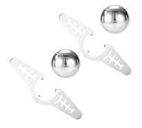 KASFDBMO Food Grade Rustless Coffee Refrigerating Sphere Set with Detachable Holder Enhances Flavor Lacking Dilution Global Cup Coffee Addition