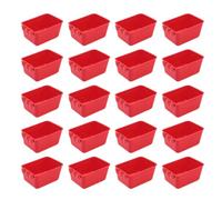 KASFDBMO Hangable Cage Cups for Poultry Chicken Cup Feeding Bowl Bird Food Cups Food Container Bowl Cage Feeders 20pcs