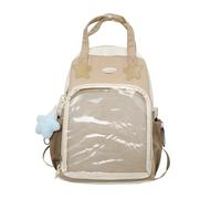 KASFDBMO Itabag Multipurpose Backpack Crossbody Bag Messengers Shoulder Bags For Anime Display Transparent School Bag Daypack Crossbody Shoulder Bag