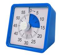 KASFDBMO Portable ABS Kitchens Timer 60 Minutes Quiet Countdowns with Large Display for Accurate Time Management Study Use Visual Timer