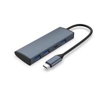 KASFDBMO Portable USB C Docking Station 4 In 1 Hub Multiple Adapter With 3.0 HUB+TYPE Fast Transmission Speed Multiport With C Multiport For Laptop