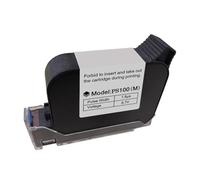 KASFDBMO PS100 Black Inkjet Cartridge Replacement for Date Barcodes Batch Number Printing on Various Surfaces Compatible Surfaces Application