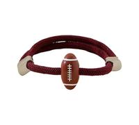 KASFDBMO Stylish Men's Crafted From 4MM Milans Rope Materials With Rugbys Jewelry Accessory For A Sporty Touch Wear Everyday Wear