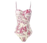 KASFDBMO Womens Beach Small Chest Gathered Bathing Suit Spaghetti Straps Swimming Suit Padded Swimming Swimsuit Print Swimwear Tight Fit Swimwear For Women