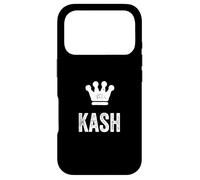 Kash the King/Crown & Name Design for Men Called Kash Case for iPhone 17 Pro