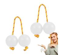 Kashaka Rhythm Ball, African Shaker Instrument, 120g Abs Percussion Egg Set, Double Gourd Hand Music Toy for Parties Weddings Stage Shows Dance Performance Use 1.97 Inches