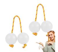 Kashaka Shaker Ball African Shaker Musical Instrument | 2 Pair ABS Music Egg Rhythmic Ball, Double Gourd Shaker for Beginners Lovers