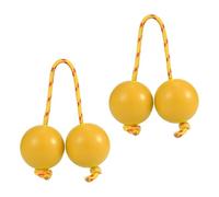 Kashaka Shaker Ball African Shaker Rattle Musical Instrument | 2 Pair ABS Hand Percussion Balls, Music Egg Double Gourd for Parties, Weddings, Shows