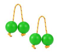 Kashaka Shaker Ball Kashaka Musical Instrument Rattle Ball | 2 Pair ABS Hand Percussion Balls, Music Egg Double Gourd for Parties, Weddings, Shows