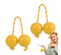 Kashaka Shaker Ball Kashaka Musical Instrument Rattle Ball | 2 Pair ABS Hand Percussion Balls, Music Egg Double Gourd for Parties, Weddings, Shows