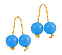 Kashaka Shaker Ball, Rhythm African Shaker, Kashaka Musical Instrument Rattle Ball, 2 Pairs ABS Hand Percussion Balls, Music Egg Double Gourd for Parties, Weddings, Shows