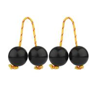 Kashaka Shaker Rhythmic African Shaker Musical Instrument | 2 Pair ABS Music Egg Rhythmic Ball, Double Gourd Shaker for Beginners Lovers