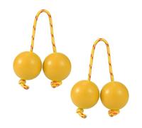 Kashaka Shaker Rhythmic African Shaker Rattle Musical Instrument | 2 Pair Rhythmic Music Egg, ABS Hand Percussion Instruments Double Gourd for Kid Adults
