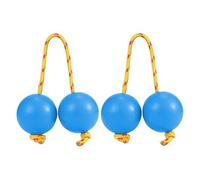 Kashaka Shaker Rhythmic, Kashaka Shaker Ball,African Kashaka Ball Kashaka Instrument - Double ABS Pumpkin Rhythmic Bale 2 Pairs Hand Percussion Instruments for Beginners Lovers