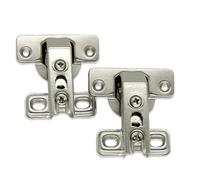 KASHBSAB 2-Piece 90 Degree Blind Angle Hinge 90 Degree Hinge Short Arm Adjustable Closet Link Door Folding Invisible Door Hinge