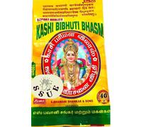 Kashi Vibhuti/Vibhooti Bhasma Scented Powder Ceremonial Mark at Forehead Pooja/Puja Holy Om Namah Shivaya/Mahadev Energy Rituals & Prayers, Worship Religious Meditation (100 Grm)