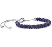 Kashish Gems & Jewels et of 2, Lapis Lazuli - Malachite Graduated Bead Sterling Silver Slider Bracelet,Beaded Jewelry,Silver Beads Jewelry, Malachite Bracelet, Lapis Lazuli Bracelet,Adjustable