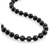 Kashish Gems & Jewels Multicolor Gemstone Necklace with Silver Chain Lock for Women Gift for Party Birthday Christmas 5-6mm Gemstone Black Spinel 5-6mm Gemstone