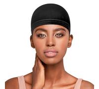 Kashmir Accessories Ltd Classy Wig Caps - Soft, Breathable, Elastic Band - Triple Pack, Black
