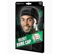 Kashmir Beauty Ambition Classy Velvet Dome Cap 7374 Black