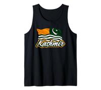 Kashmir Flag Patriotic AJK Men Women Kids Azad Kashmiri Tank Top