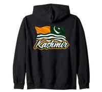 Kashmir Flag Patriotic AJK Men Women Kids Azad Kashmiri Zip Hoodie