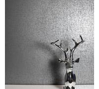 Kashmir Texture Wallpaper Gunmetal Silver Arthouse 910303