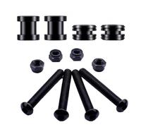 KASIMT 4 Point Docking Hardware Kit Compatible with Harley Touring Road King Street Glide Electra Glide 2014-2023 - Quick Detach Mounting Rack Sissy Bar Backrest Accessories (Gloss Black)