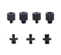 KASINshooting Camera Microphone Quick Release Flash Tripod Adapter Mount Kit Hot Shoe 1/4 to 3/8 M5 M6 M8 Male Female Convertion Thread Screws Series Set for Go pro Insta360 (7 Pcs)