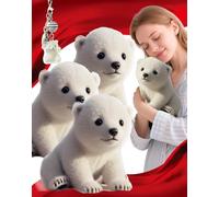 Kasituoer 1New Arrival the Polar Pal Ai Plush the Polar Pal --the Plush That Calms You in Seconds, Companion with Ultra-Soft Fur and Comforting Weight, Hugs You Back for Adult Anxiety Relief (3Pcs)