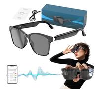 Kasituoer Novalens Glasses Translate, Ai Smart Translation Glasses - Real-Time 144 Language Translator, Andarex Translation Glasses, Open-Ear HD Audio for Travel Meeting Trade Business (Black)