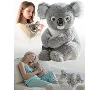 Kasituoer Upgraded The Koaly Emotional Healing on Demand, Realistic Koaly Ai Plush New Lifelike Companion for Stress Relief, Hugs & Snuggles Anytime, Body Feel Safe, Calm, And Loved (1Pcs)