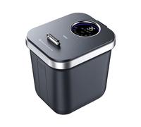 KASJ Z201 Electric Foot Spa Bath Massager with 6 Rotating Rollers & 2 Up-and-Down Acupressure Nodes - UV Sterilization, Deep Tub for Calf Soak, Adjustable Heat, Timer & Easy-Move Wheels for Stress Rel