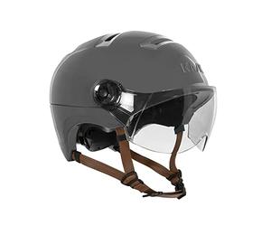 KASK Urban R Bike Helmet I Urban & Commuting Biking Helmet with Adjustable Visor - Slate - Large