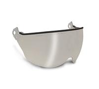 KASK V2 Plus Visor for Protective Helmets Plasma, Superplasma, HP Anti-Fog, Scratch-Resistant, Suitable for People Who Wear Glasses, Various Designs, Colour: Silver