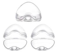 Kaslaider 3 Stück Tragbare Schnullerbox Transparent Schnulleraufbewahrung Box für Baby Neugeborene Reise Home, Schnuller Aufbewahrungsbox, Schnullerhalter Schnullerboxen Dummy Case,