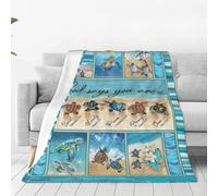 kaslhsQ Christian Sea Turtle Blanket Turtle Decor Throw Blanket God Says You are Inspirational Gifts for Girls Boys Super Warm Soft Plush Fleece Flannel Winter Bedding for Kids Adults Women 60"X50"