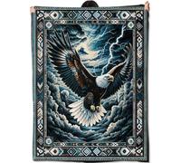 kaslhsQ Cool Eagle Blanket Gifts for Women Adult Girls,Native American Inspired Throw Blankets,Soft Comfy Lightweight for Home Couch Bed Sofa Decor,Southwest Soaring Bird Art 50x60in
