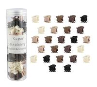 Kasmena 50Pcs Small Matte Hair Claw Clips, Mini Clips for Girls Women - Cute Tiny Claws for Thin Hair, Strong Grip, Neutral Color for Birthday, Christmas, Party Gifts