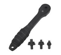 Kasmole 2 in 1 Drill Chuck Ratchet - 2 in 1 Drill Chuck Key Spanner | Multifunctional Quick Change Wrench for Bike Plumbing Maintenance