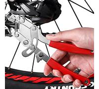 Kasmole Brake Cable Cutter - Steel Heavy Duty Cable Cutters | Cycling Puller Hand Crimping Tool, Steel Brake Cutter Cable Stretcher for Wire and Cables