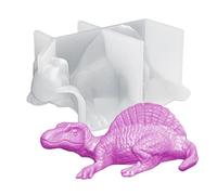 Kasmole Dinosaur Epoxy Resin Molds - Animal Candle Mold Resin Casting - Silicone Molds Ornament Mould, Crafts Desk Decor, Resin Molds for Candle Making, Home Decor