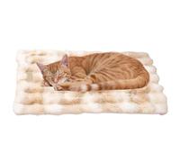 Kasmole Dog Sleeping Mat,Warm Washable Small Dog Bed | Pet Cushion for Camping Winter Room Couch Car Desk Shelter Window Travel Chair Bedside Outdoor Indoor