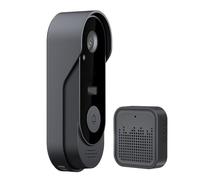 Kasmole Doorbell Camera - Wireless Video Doorbell - Motion Detection Monitor Two-Way Talk Cloud Storage for Remote Work Visitor Alerts Apartment Home Storefront