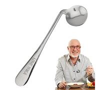Kasmole Elderly Elbow Spoon,Angled Eating Fork Curved Spoon Utensil for -Feeding - Elder Feed Nursing Utensil Convenient for Elderly Seniors and Disabled Adults
