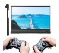 Kasmole External Monitor, 39.6 cm True Color Lightweight Display Device External Travel Monitor for Laptop Tablet Desks Media Home Indoor Enthusiasts Family